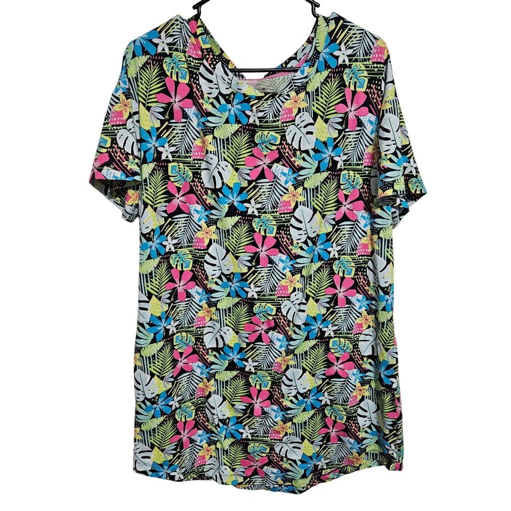 Secret Treasures Tropical Floral Nightgown Womens Size XL Sleepwear Pajamas